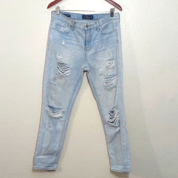 Lucky Brand Denim - USED LUCKY BRAND JEANS SIENNA SLIM BOYFRIEND LIGHT DENIM SIZE 4